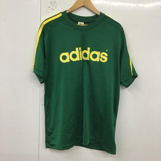 アディダス adidas Tシャツ 半袖 ロゴ、文字 緑 / グリーン /  メンズ USED 古着 中古 10128480