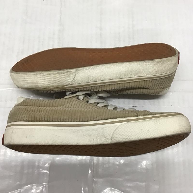 バンズ VANS スニーカー スニーカー V311CF CORD コーデュロイ 23.5cm 23.5cm ワンポイント ベージュ / ベージュ /  レディース USED 古着 中古 10115650