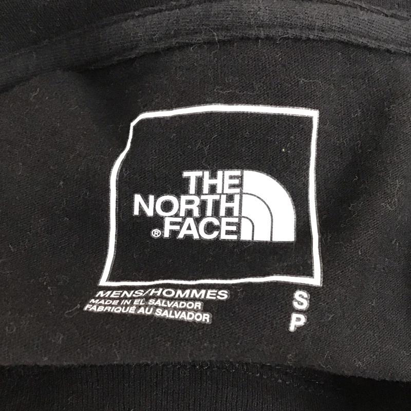 ザノースフェイス THE NORTH FACE Tシャツ 半袖 半袖カットソー プリントTシャツ クルーネックカットソー S ロゴ、文字 黒 / ブラック /  メンズ USED 古着 中古 10119536