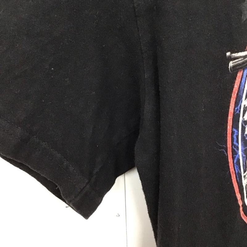 ハーレーダビッドソン Harley-Davidson Tシャツ 半袖 半袖カットソー プリントTシャツ クルーネックカットソー L プリント 黒 / ブラック /  メンズ USED 古着 中古 10130657