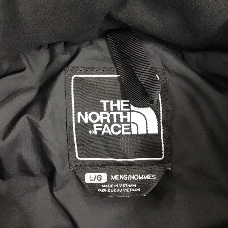 ザノースフェイス THE NORTH FACE ベスト ベスト ジップアップベスト ダウンベスト ノースリーブカットソー L ロゴ、文字 青 / ブルー / X 紺 / ネイビー /  メンズ USED 古着 中古 10114388