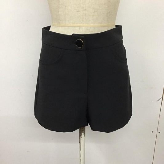 ザラ ZARA パンツ ショートパンツ XS 無地 黒 / ブラック /  レディース USED 古着 中古 10116328