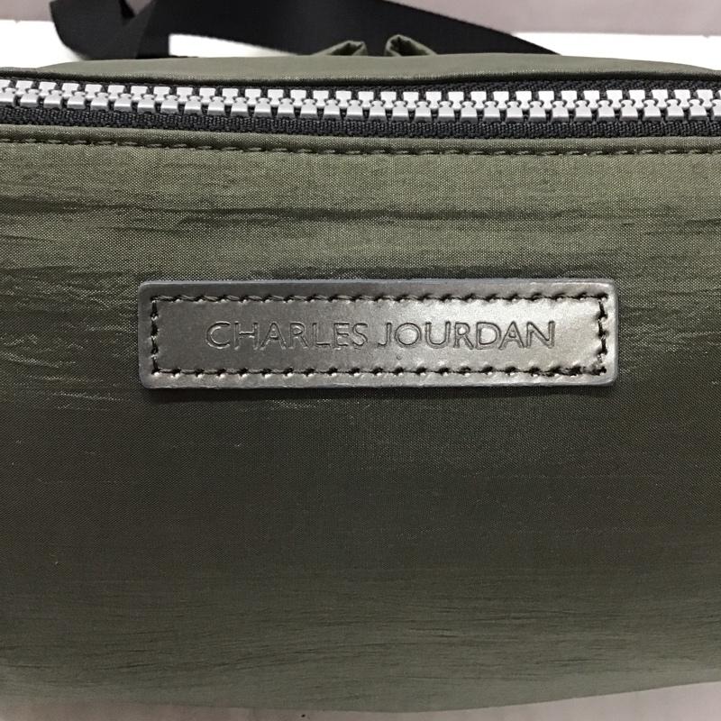 シャルルジョルダン CHARLES JOURDAN ショルダーバッグ ショルダーバッグ ロゴ、文字 カーキ / カーキ /  レディース USED 古着 中古 10115846