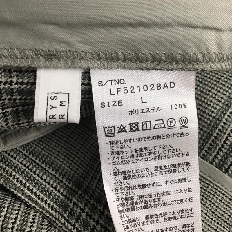ローリーズファーム LOWRYS FARM パンツ スラックス LF521028AD フレアパンツ L チェック マルチカラー / マルチカラー /  レディース USED 古着 中古 10107952