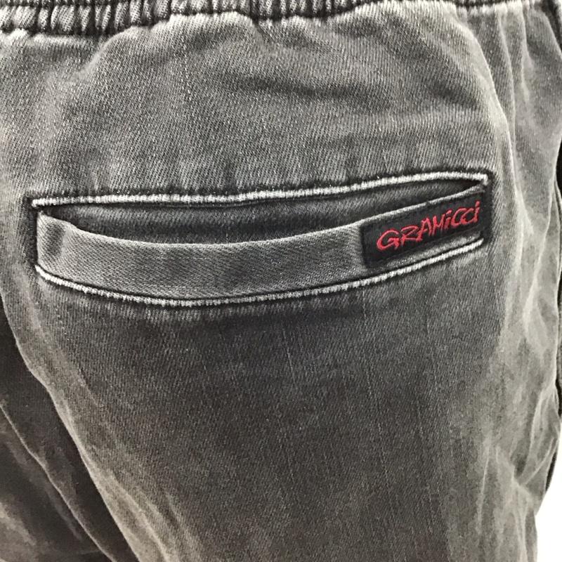 グラミチ GRAMICCI パンツ デニム、ジーンズ GMP-16S010 デニムニューナローパンツ L ロゴ、文字 黒 / ブラック /  メンズ USED 古着 中古 10123294