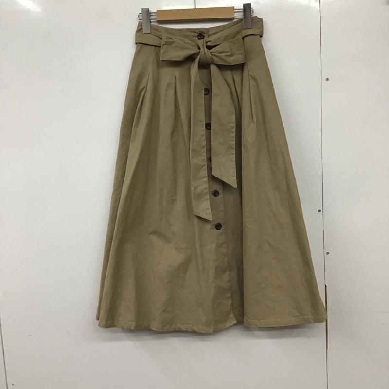 アルシーヴ archives スカート ロングスカート M 無地 ベージュ / ベージュ /  レディース USED 古着 中古 10131080