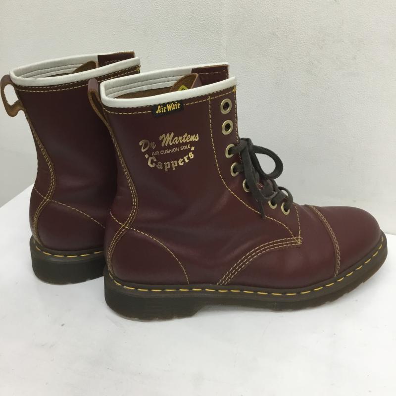 ドクターマーチン Dr.Martens ブーツ 一般 CAPPERS 8ホールブーツ US：11 ロゴ、文字 ボルドー / ボルドー /  メンズ USED 古着 中古 10108140