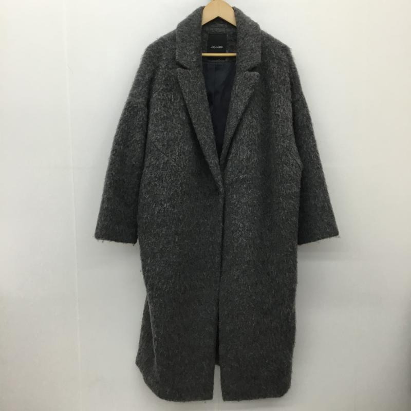 ジーナシス JEANASIS コート コート一般 JS070967AD FREE 無地 ダークグレー / ダークグレー /  レディース USED 古着 中古 10142547