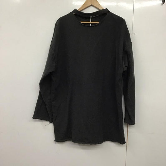 ジーナシス JEANASIS トレーナー 長袖 JS064397CF トレーナー FREE 無地 チャコールグレー / チャコールグレー /  レディース USED 古着 中古 10141771