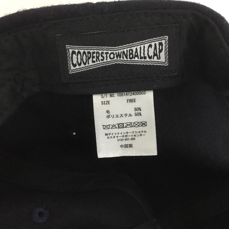 クーパーズタウンボールキャップ Cooperstown Ball Cap 帽子 キャップ 1081412400003 フリークスストア 別注WOOL CAP LA ロゴ、文字 紺 / ネイビー /  メンズ USED 古着 中古 10140814