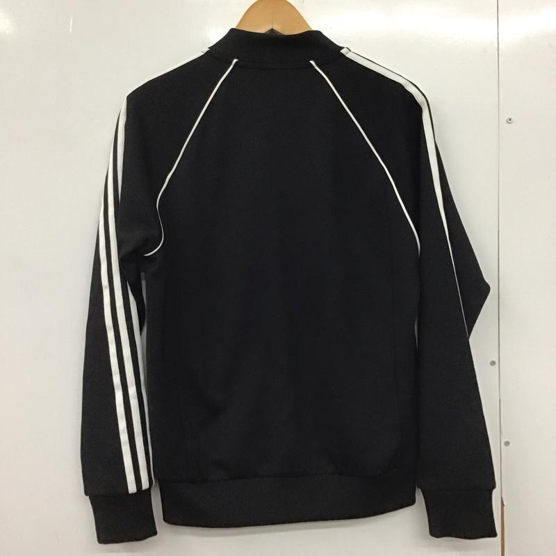 アディダス adidas ジャケット、上着 ジャンパー、ブルゾン cw1256 スーパースタートラックトップジャケット M ロゴ、文字 黒 / ブラック /  メンズ USED 古着 中古 10151300