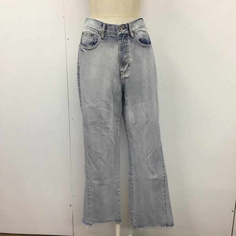 ダブルクローゼット w closet パンツ デニム、ジーンズ デニムパンツ スリムパンツ ストレッチパンツ ジーンズ FREE 無地 インディゴ / インディゴ /  レディース USED 古着 中古 10120408