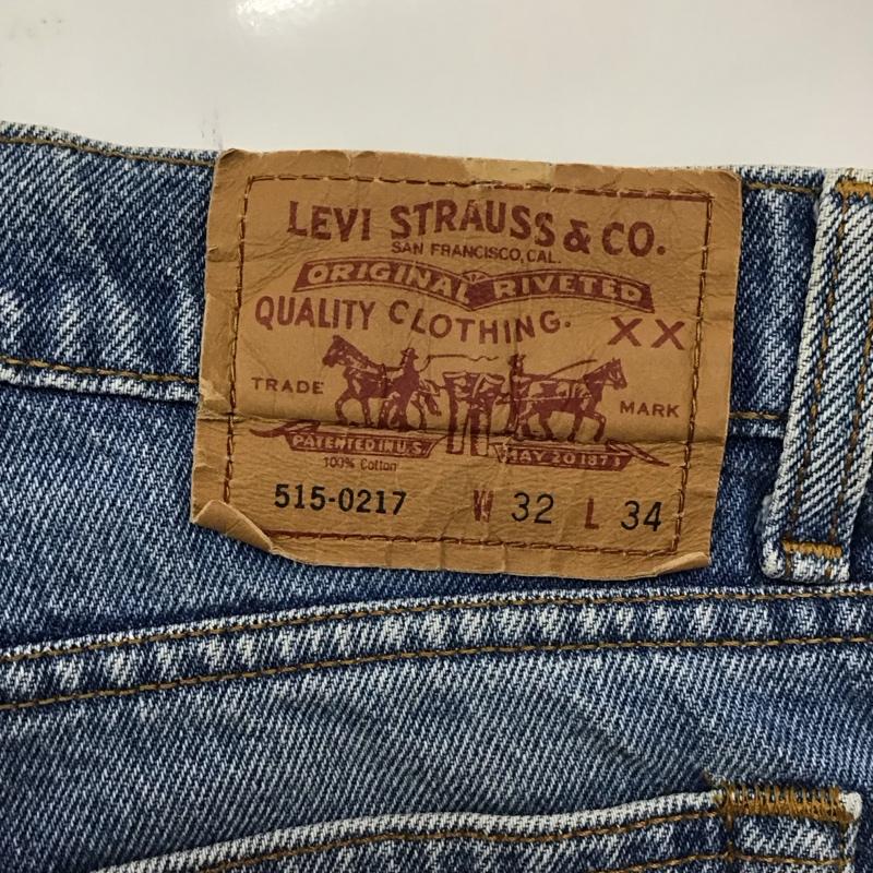 リーバイストラウスアンドコー Levi Strauss & co. パンツ デニム、ジーンズ デニムパンツ ストレートパンツ ワイドパンツ カジュアルパンツ 32インチ 無地 インディゴ / インディゴ /  メンズ USED 古着 中古 10120502