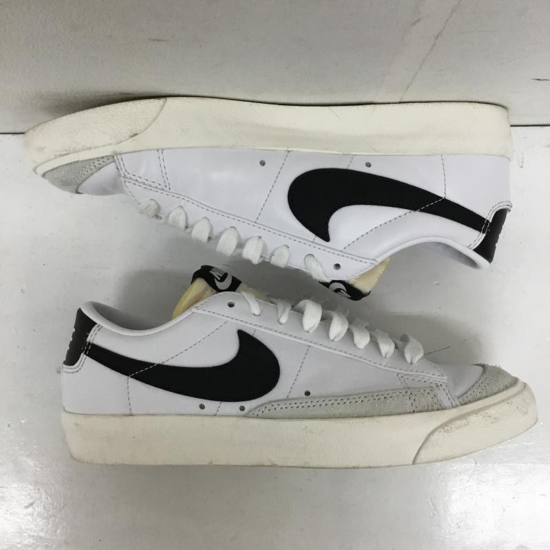 ナイキ NIKE スニーカー スニーカー 4769-102 BLAZER LOW  77 24.5cm ロゴ、文字 白 / ホワイト /  レディース USED 古着 中古 10141429