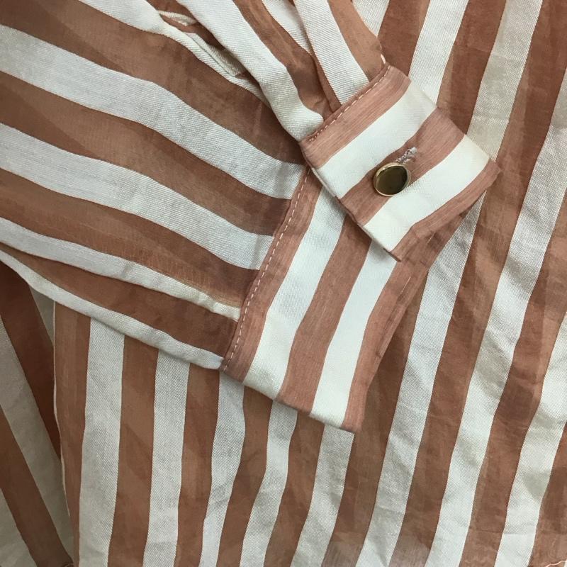 ザラ ZARA シャツ、ブラウス 長袖 XS ストライプ マルチカラー / マルチカラー /  レディース USED 古着 中古 10136661