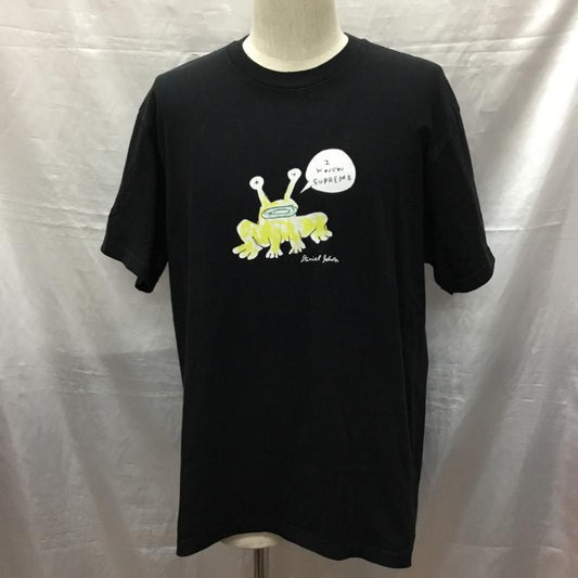 シュプリーム Supreme Tシャツ 半袖 20ss DanielJohnstonFrogTee 半袖カットソー プリントTシャツ M プリント 黒 / ブラック /  メンズ USED 古着 中古 10120080