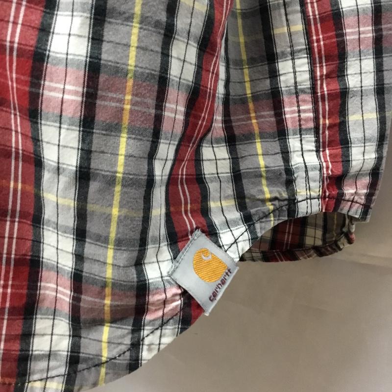 カーハート Carhartt シャツ、ブラウス 半袖 半袖シャツ カラーシャツ 半袖カットソー チェックシャツ チェック マルチカラー / マルチカラー /  メンズ USED 古着 中古 10115760