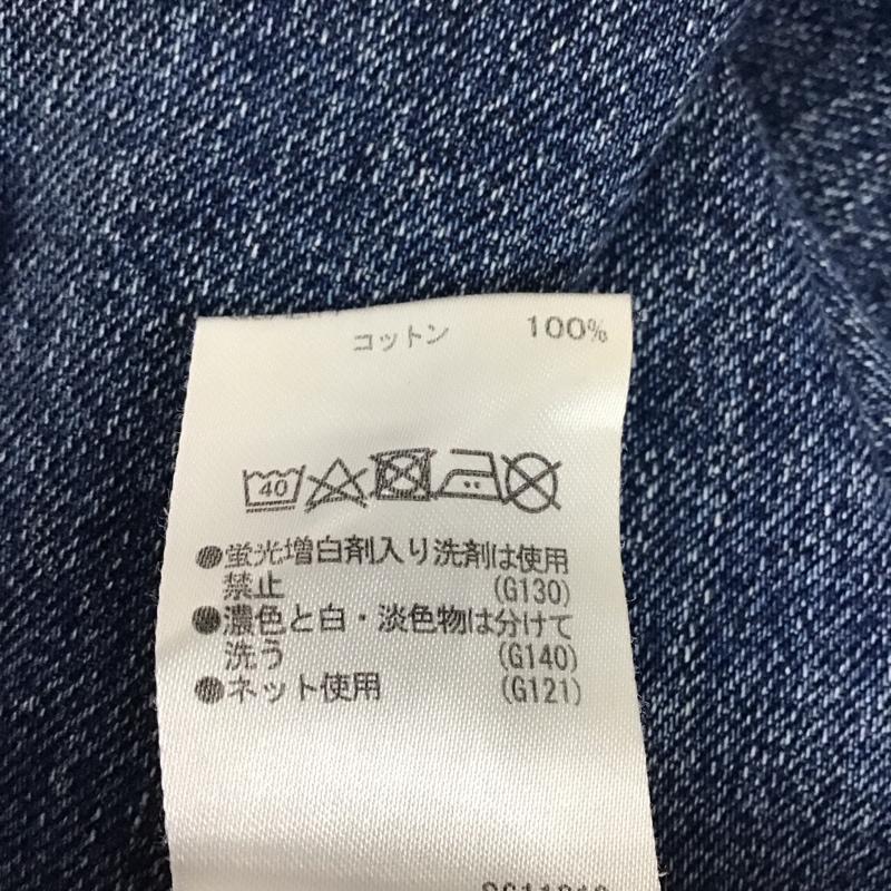 ロデオクラウンズ Rodeo Crowns パンツ デニム、ジーンズ 420BAP11-0330 ガチョウデニムパンツ ワイドパンツ M ダメージ加工 インディゴ / インディゴ /  レディース USED 古着 中古 10117334