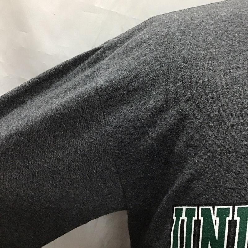 チャンピオン Champion Tシャツ 長袖 UNIVERSITY OF VERMONT カレッジT ロンT M ロゴ、文字 ダークグレー / ダークグレー /  メンズ USED 古着 中古 10118380