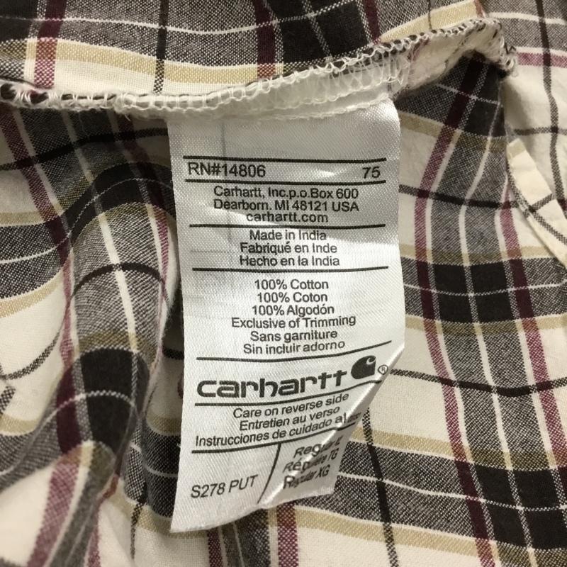 カーハート Carhartt シャツ、ブラウス 半袖 半袖シャツ カラーシャツ 半袖カットソー チェックシャツ XL チェック マルチカラー / マルチカラー /  メンズ USED 古着 中古 10115764