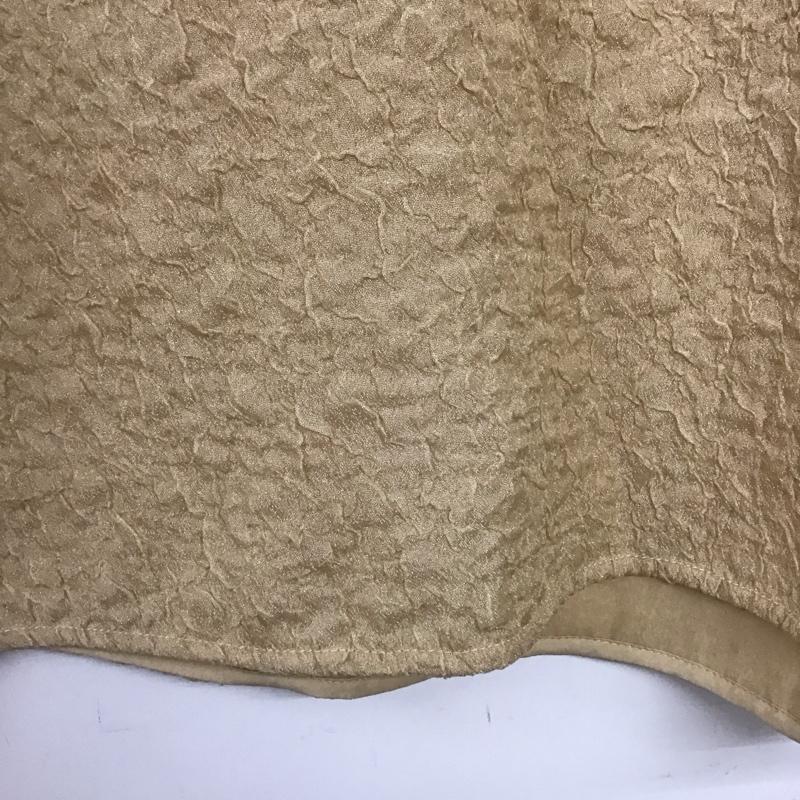 ミラオーウェン Mila Owen シャツ、ブラウス 七分袖 09WFT234110 クルーネックボリュームスリーブブラウス 0 無地 ベージュ / ベージュ /  レディース USED 古着 中古 10141228