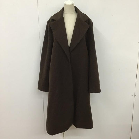 ダズリン dazzlin コート コート一般 FREE 無地 茶 / ブラウン /  レディース USED 古着 中古 10105705
