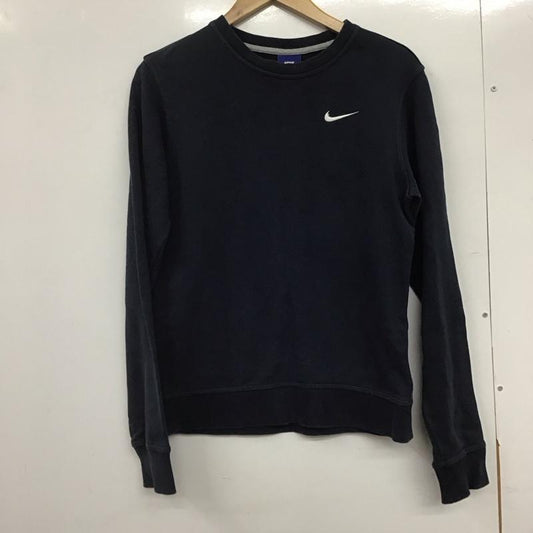 ナイキ NIKE トレーナー 長袖 aa3178-475 長袖トレーナー スウェット S ロゴ、文字 紺 / ネイビー /  レディース USED 古着 中古 10145070