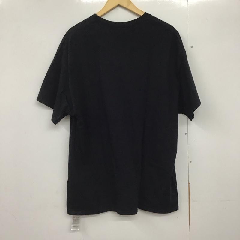 マナスタッシュ MANASTASH Tシャツ 半袖 半袖カットソー プリントTシャツ クルーネックカットソー XL ロゴ、文字 黒 / ブラック /  メンズ USED 古着 中古 10142635