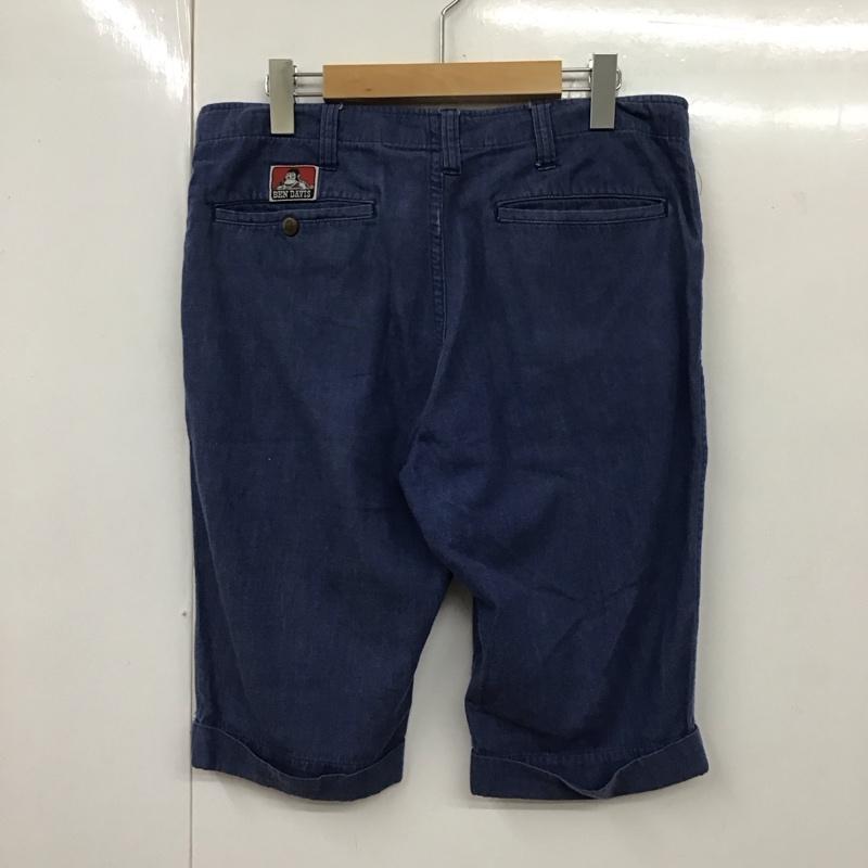 ベンデイビス BEN DAVIS パンツ ショートパンツ ショートパンツ ハーフパンツ カジュアルパンツ 無地 インディゴ / インディゴ /  メンズ USED 古着 中古 10117851