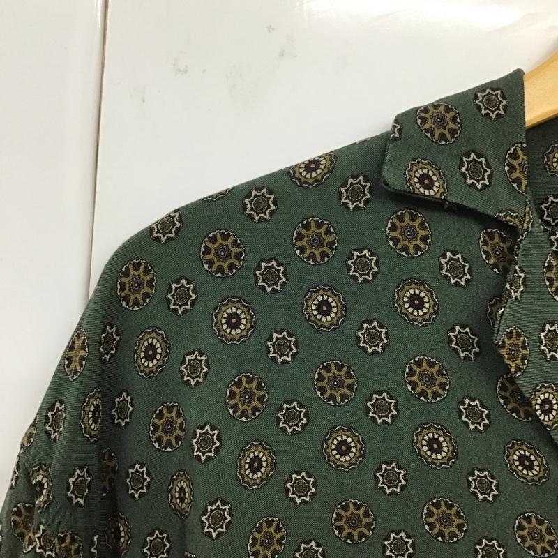 サニースポーツ SUNNY SPORTS シャツ、ブラウス 半袖 半袖シャツ プリントシャツ ポケットシャツ bayflow 4 プリント 緑 / グリーン /  メンズ USED 古着 中古 10132434