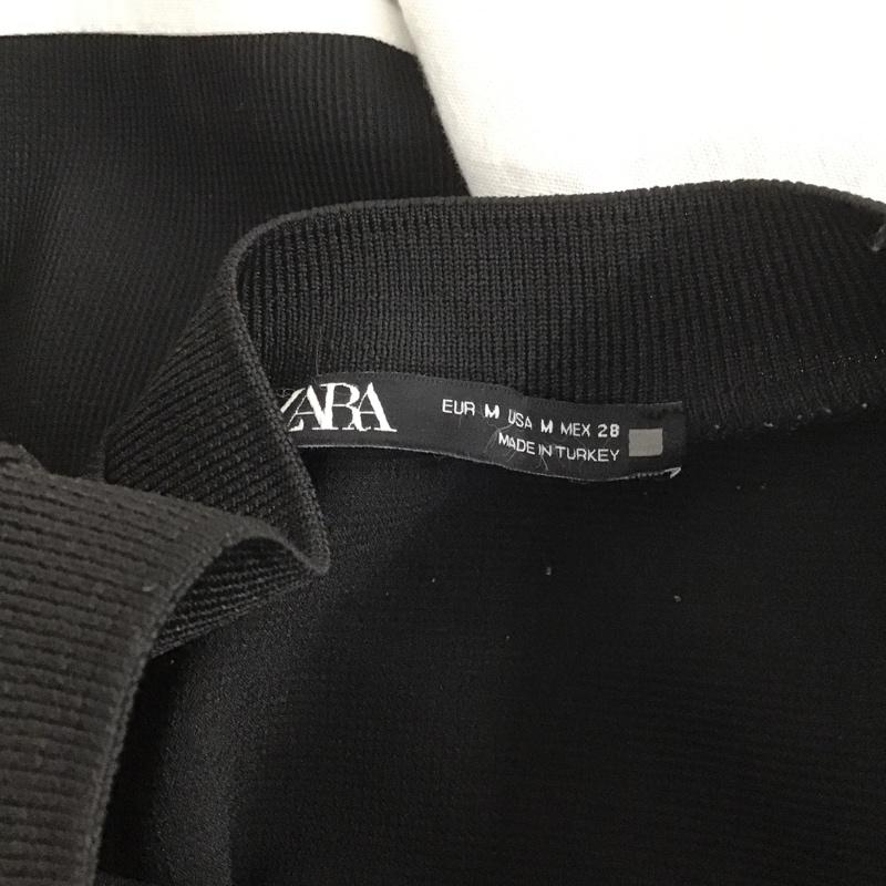 ザラ ZARA ワンピース ロングスカート M 無地 白 / ホワイト / X 黒 / ブラック /  レディース USED 古着 中古 10106119