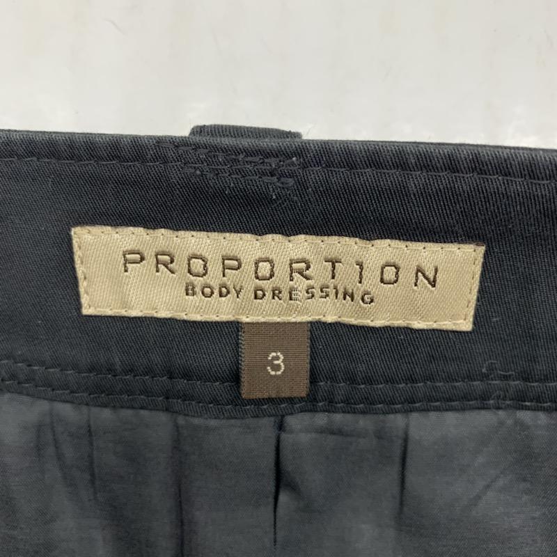 プロポーションボディドレッシング PROPORTION BODY DRESSING スカート ひざ丈スカート タイトスカート 無地 3 無地 黒 / ブラック /  レディース USED 古着 中古 10023328