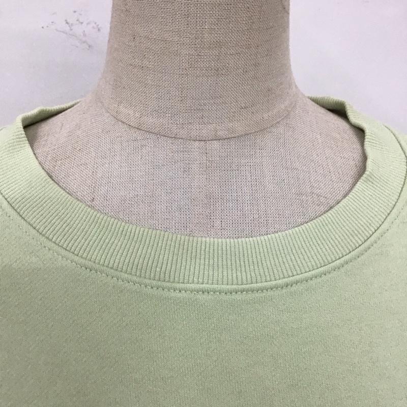 カルバン・クライン Calvin Klein トレーナー 長袖 4WS0W398 M ロゴ、文字 薄緑 / ライトグリーン /  レディース USED 古着 中古 10120355