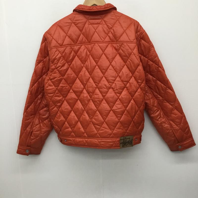 ステューシー STUSSY ジャケット、上着 ジャケット、ブレザー RANCH JACKET QUILTED NYLON M 無地 橙 / オレンジ /  メンズ USED 古着 中古 10138379