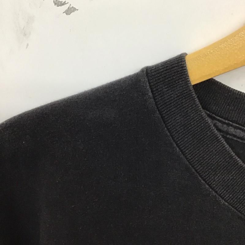 ハーレーダビッドソン Harley-Davidson Tシャツ 半袖 半袖カットソー プリントTシャツ クルーネックカットソー L プリント 黒 / ブラック /  メンズ USED 古着 中古 10129232