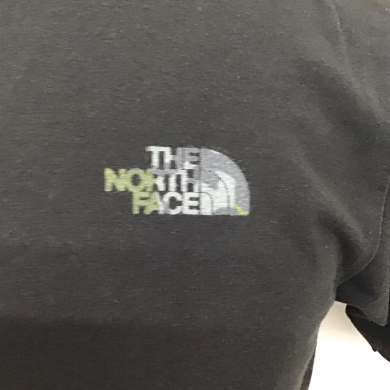 ザノースフェイス THE NORTH FACE Tシャツ 半袖 ON32001 クルーネック バックプリント S ロゴ、文字 黒 / ブラック /  メンズ USED 古着 中古 10114342