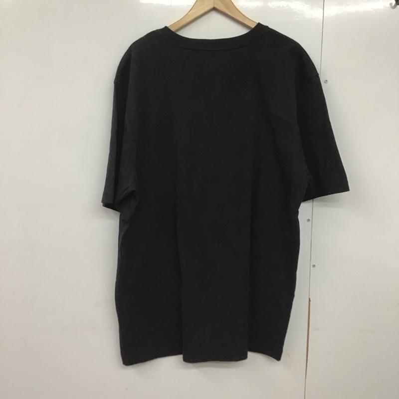カーハート Carhartt Tシャツ 半袖 半袖カットソー プリントTシャツ クルーネックカットソー L ロゴ、文字 黒 / ブラック /  メンズ USED 古着 中古 10143245