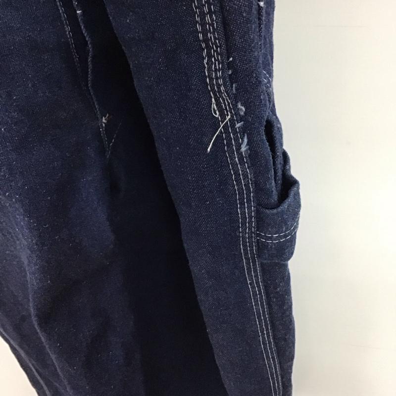 ディッキーズ Dickies サロペット・オーバーオール サロペット、オーバーオール ロゴ、文字 インディゴ / インディゴ /  メンズ USED 古着 中古 10137576