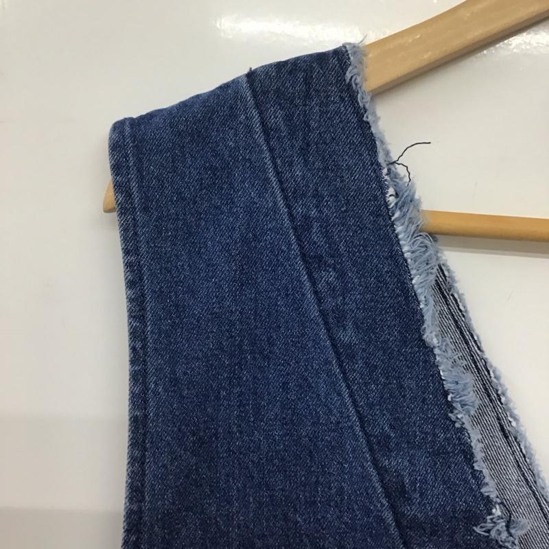 ローリーズファーム LOWRYS FARM ベスト ベスト デニム FREE 無地 青 / ブルー /  レディース USED 古着 中古 10140657