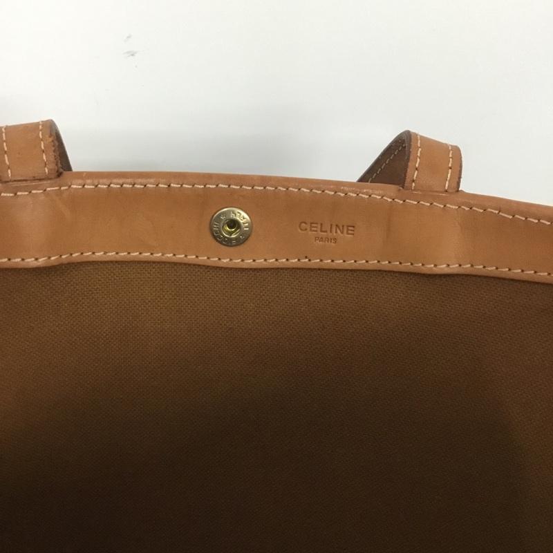セリーヌ CELINE トートバッグ トートバッグ マカダムトートバッグ ロゴ、文字 茶 / ブラウン /  レディース USED 古着 中古 10141877