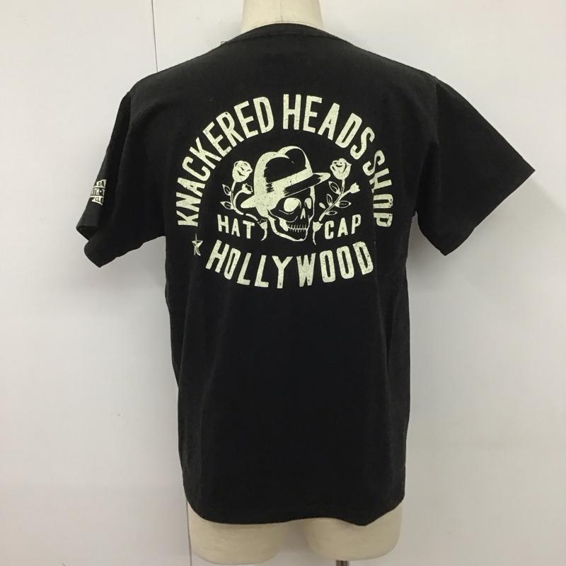 ナッカード KNACKERED Tシャツ 半袖 M プリント 黒 / ブラック /  メンズ USED 古着 中古 10107267