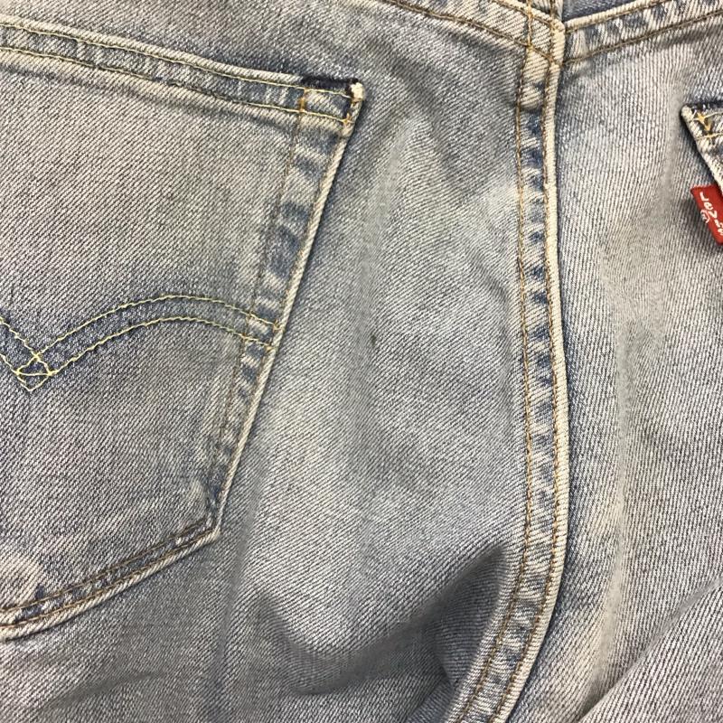 リーバイス Levi s パンツ デニム、ジーンズ 00505-1591 USA製 505 W31 L32 31インチ 無地 水色 / ライトブルー /  メンズ USED 古着 中古 10146351