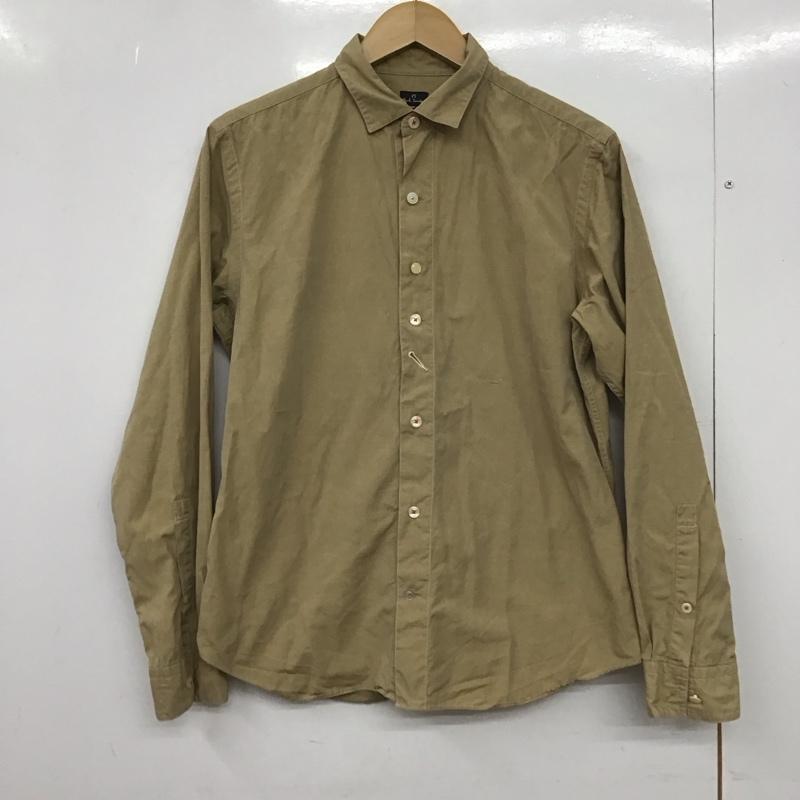 ポールスミス Paul Smith シャツ、ブラウス 長袖 長袖シャツ 無地シャツ カラーシャツ M 無地 ベージュ / ベージュ /  メンズ USED 古着 中古 10148253