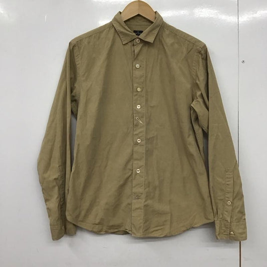 ポールスミス Paul Smith シャツ、ブラウス 長袖 長袖シャツ 無地シャツ カラーシャツ M 無地 ベージュ / ベージュ /  メンズ USED 古着 中古 10148253