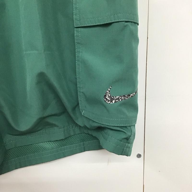 ナイキ NIKE パンツ ショートパンツ ショートパンツ ハーフパンツ カジュアルパンツ スポーツウェア L 無地 緑 / グリーン /  メンズ USED 古着 中古 10140882