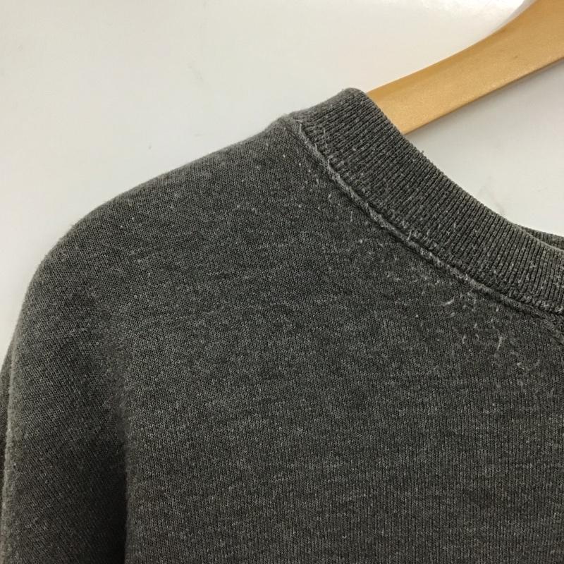 カーハート Carhartt トレーナー 長袖 長袖トレーナー スウェット クルーネック プルオーバー XL ロゴ、文字 灰 / グレー /  メンズ USED 古着 中古 10138200