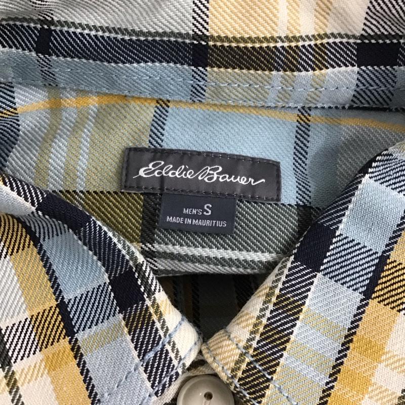 エディーバウアー Eddie Bauer シャツ、ブラウス 長袖 長袖シャツ カラーシャツ ポケットシャツ 長袖カットソー チェックシャツ S チェック マルチカラー / マルチカラー /  メンズ USED 古着 中古 10112782