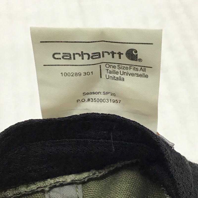 カーハート Carhartt 帽子 キャップ 100289 301 ODESSA CAP コットン ロゴ、文字 カーキ / カーキ /  メンズ USED 古着 中古 10118907