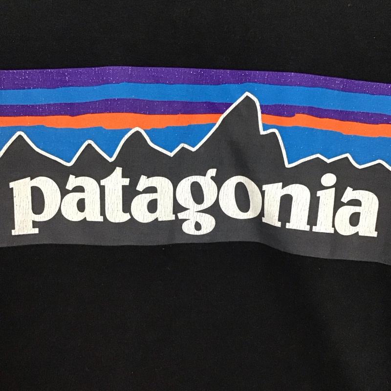 パタゴニア patagonia Tシャツ 長袖 39161fa19 長袖カットソー プリントTシャツ S プリント 黒 / ブラック /  メンズ USED 古着 中古 10131553
