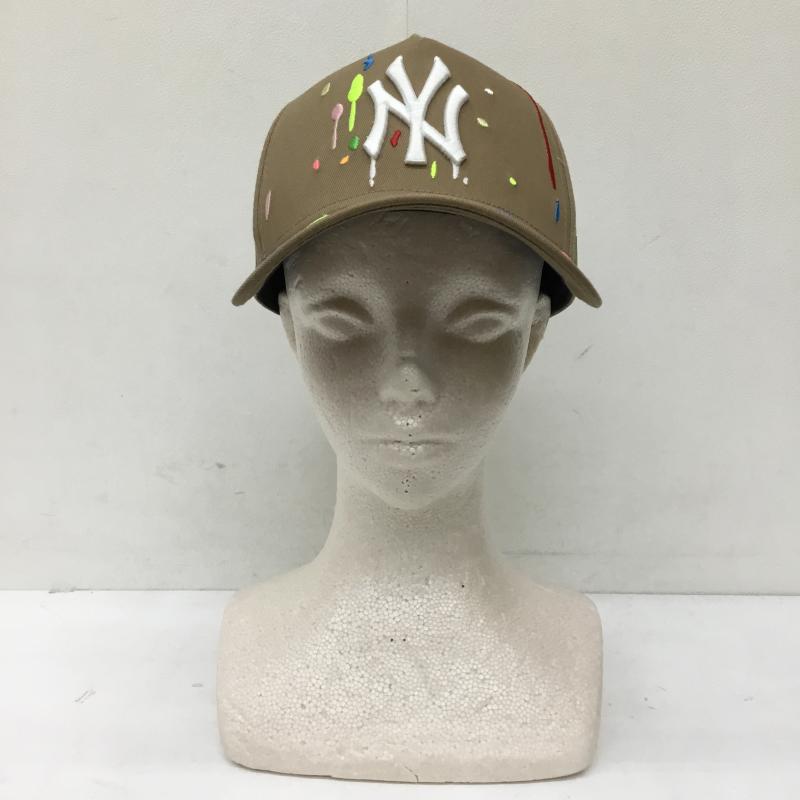 ニューエラ NEW ERA 帽子 キャップ 刺繍 茶 / ブラウン /  メンズ USED 古着 中古 10139791